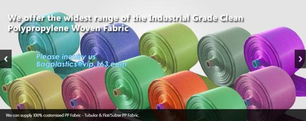 Polypropylene woven bag sack rolls, tubular fabric for PP woven bags,1 to 4