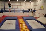 78M2 Professional Gymnastic Trampoline/Chinese Bungee Park/ Fashional Sports