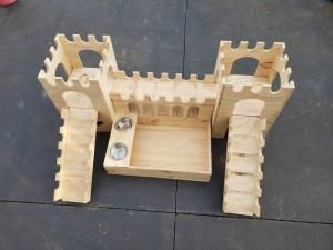 Quality Zoopollo Diy Large Rabbit Castle House With Feeding Station wholesale