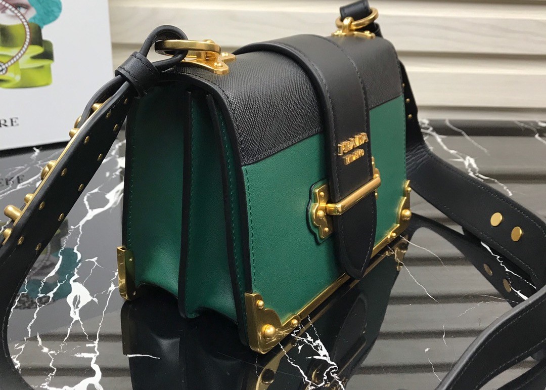 Saffiano Sheepskin Crossbody Bag