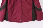 Burgundy Womens Outdoor Waterproof Jacket Windproof Cool Design