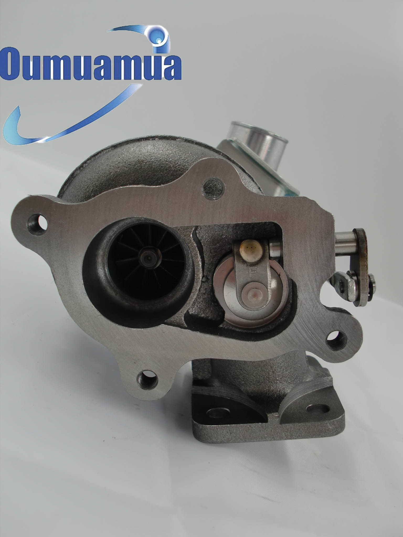Turbocharger RHF3 1G491-17012 1G491-17011 CK40 VA410164 PC56-7 1G934-17011 1G491-17010 VA410164 For Yanmar Kubota Harvester Steel 39.6X34.6 Leaf 40X31