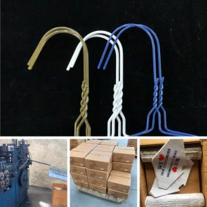 Quality 16inch 1.9mm Blue Color Wire Hanger For Dry Cleaners wholesale