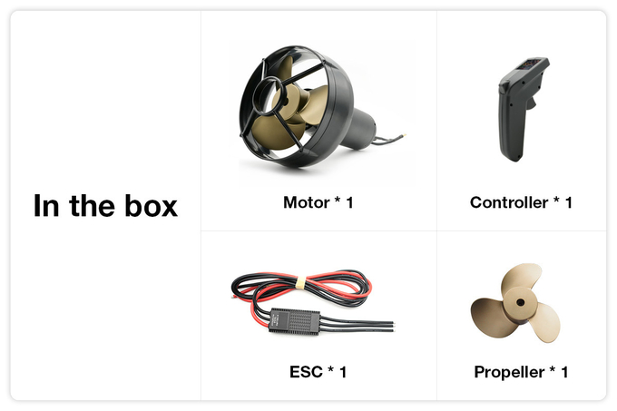 75141 58KG Thrust Propulsion System With 14S 160A ESC And Propeller And Controller
