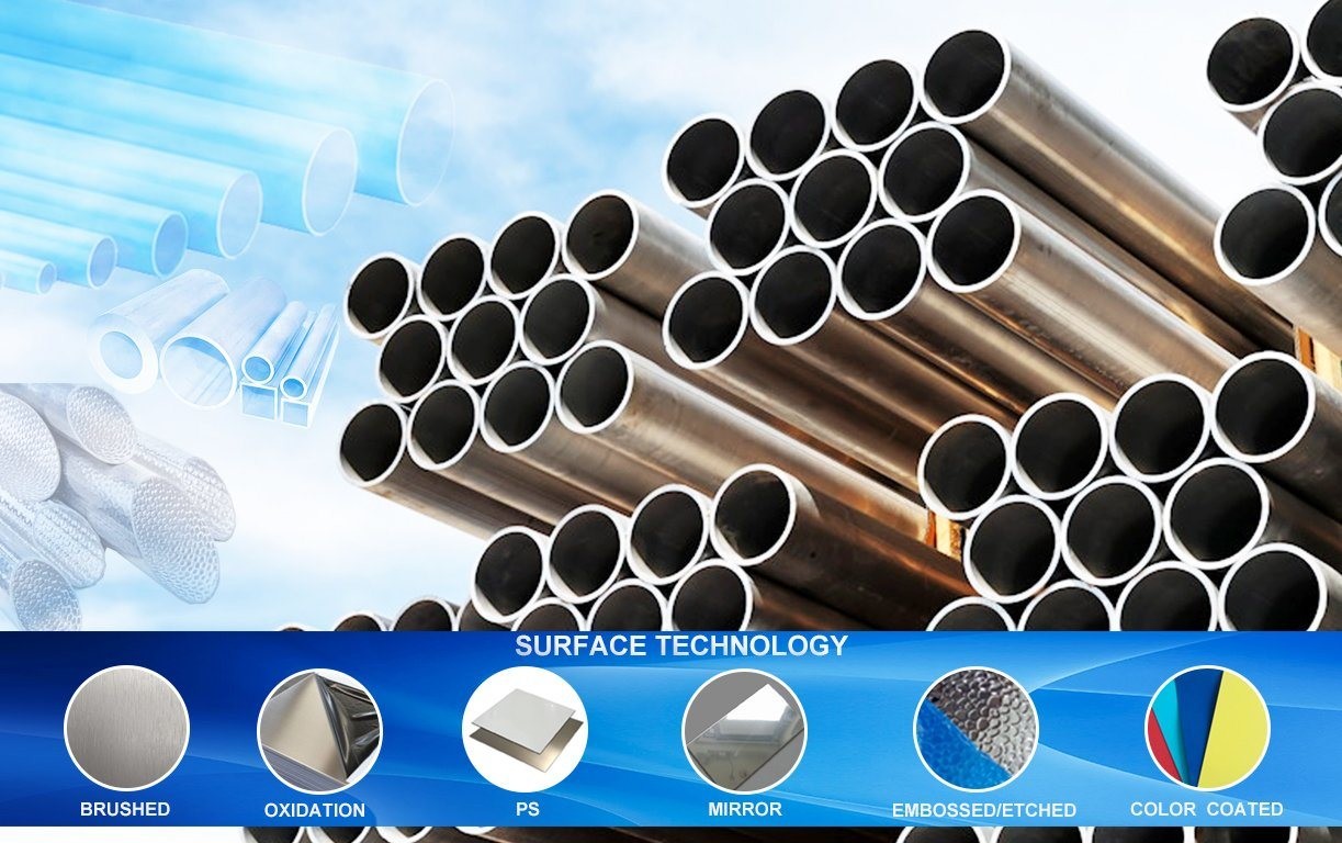Anodizing Aluminum Tube Pipe 1060 3003 3004 5052 5005 5083 6061 500mm