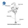 Buy cheap Crazy Selling small portable Mini Hand operation hand water well drilling rig from wholesalers