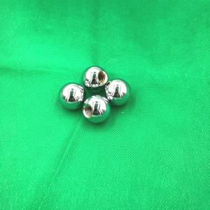 Quality 3/4 Inch Threaded Hole 19mm Stainless Steel Drilled Ball M6 Tapper Steel Balls wholesale