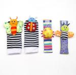 Baby watch with wrist, sock, sock sleeve, baby bracelet, ringing bell