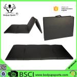 Gymnastics Gym Folding Exercise Aerobics Mats Blue Stretching Yoga Mat