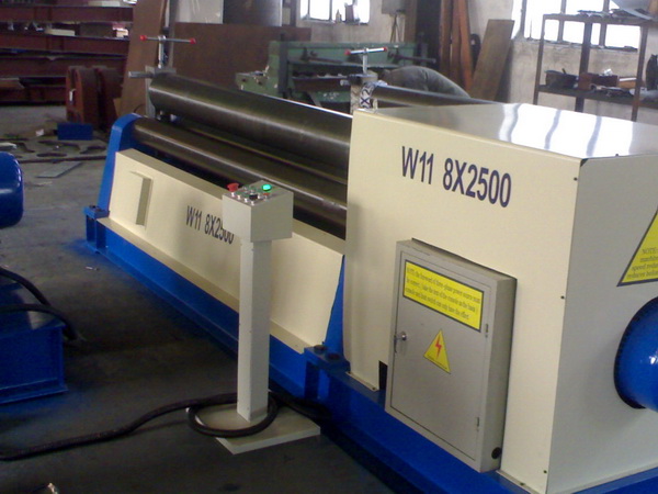 Sheet Mechanical Plate Rolling Machine / 3 Roll Bending Machine For Sale