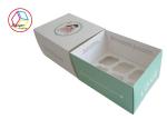 Food Safe Grade Paper Cupcake Boxes , Cupcake Packaging Boxes