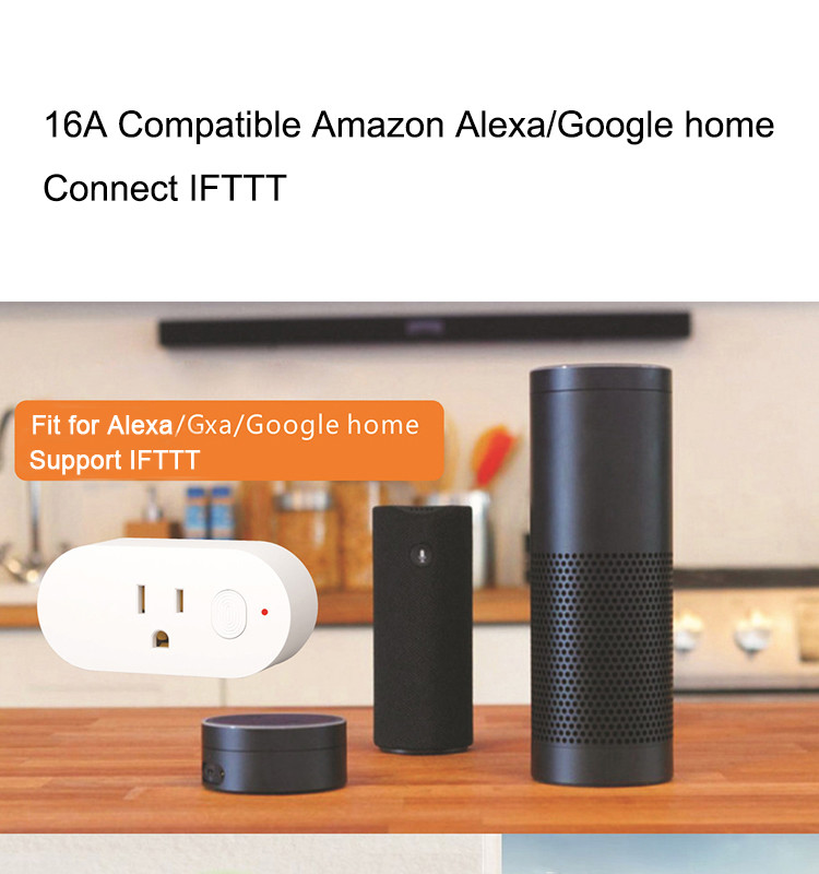Intelligent Wireless Plug Socket Overcurrent Protection Support WiFi Network