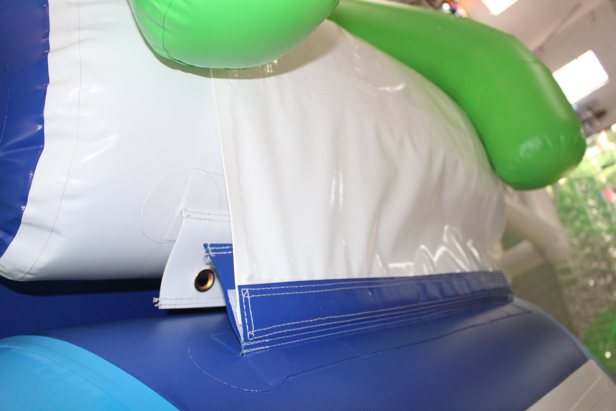 Factory Giant Colorful Floating Inflatable Water Park With Climbing Wall And Slides