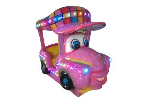 Quality High Fidelity Music Coin Operated Kiddie Ride , Fiberglass Kids Coin Rides wholesale