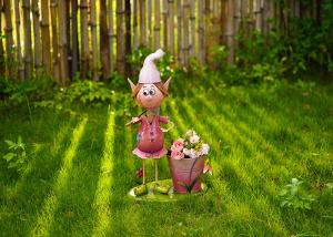 Quality Indoor And Outdoor Metal Elf Garden Decoration Simple Garden Pot Decoration wholesale