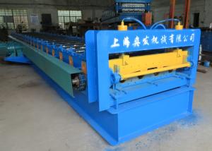 Quality Metal Profile 915 Floor Deck Roll Forming Machine 22kw Power 0.6mm - 1.5mm Thickness wholesale