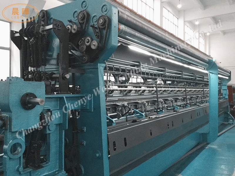 Double Needle Bar Warp Knitting Machine DRCA For Potato Tomato Net Bag Making
