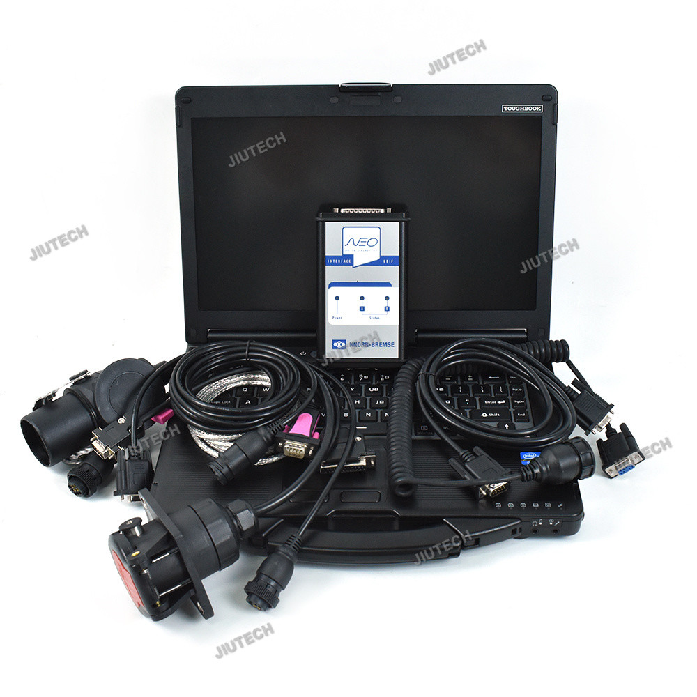 Truck Trailer Brake Diagnostic Tool for KNORR-BREMSE Diagnostic Kit For Knorr NEO UDIF Interface +CF53 laptop