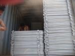 Professional PVC Coated HDG Metal Crowd Control Barriers OD 25*2.0mm