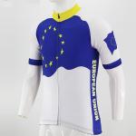 Breathable Men EU Sublimated Short Sleeve Cycling Jersey