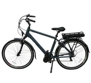 Quality 250W Mid Drive Motor Ebike With Front Suspension 700C Tire 48V 10.4AH Battery wholesale
