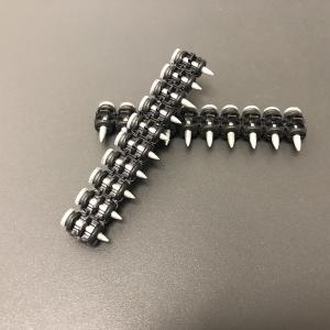 Quality High Carbon Steel Collated Concrete Nails 3.0x25mm Step Shank Galvanized For BX3 Nail Gun wholesale