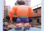 5m High Anytime Fitness Inflatable Muscle Man For GYM Outdoor Advertising N