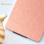 Pink Blue Hairline Stainless Steel Sheet Sandblasted 0.45mm Thickness