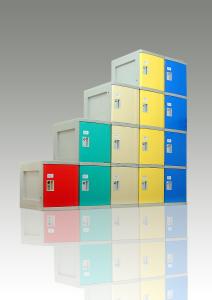 Quality Keyless Security ABS Plastic Lockers For Employee, Water Resistant smart Lockers wholesale
