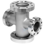 Stainless Steel 301/304/316 KF Equal Tee Connect Flange Vacuum Fitting with OEM