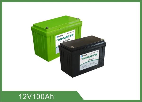 12V 100Ah Bluetooth Lithium Battery for Golf Cart , Support 4pcs In Series For