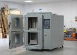 Air To Air Thermal Shock Chamber For Testing Ceramics 48 L Hot Cold Temp