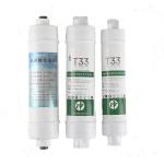 220V 5 Stage Stainless Steel Water Purifier T33 Post-carbon Filter Wall Mounted