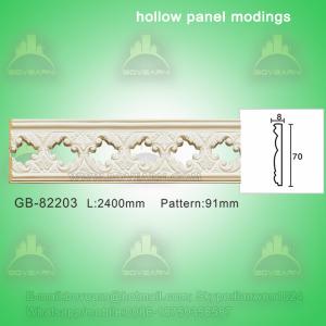 Quality Polyurethane Decorative center hollow mouldings for light transmission wholesale