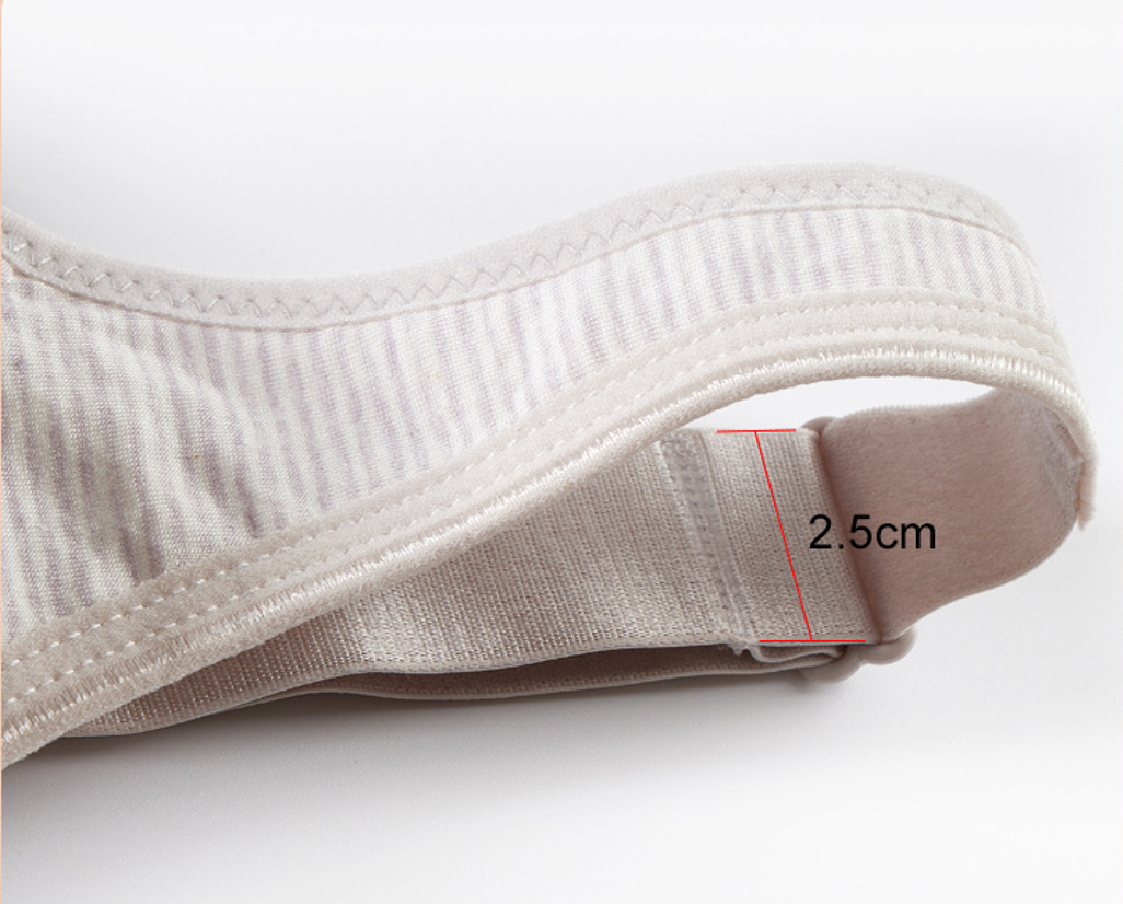 Cotton Breathable Pregnancy Nursing Bra Seamless Plain Dyed Big Pregnancy Sports Bra