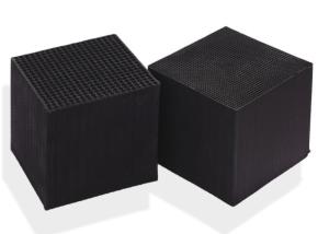 Quality Air Purification Honeycomb Activated Carbon 50X50X50mm Compressive Strength 0.9 wholesale