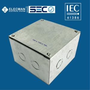 Quality 150x150x100mm Steel IEC 61386 Electrical Boxes For Outside waterproof wholesale