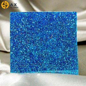 Quality Lake Blue PMMA 2mm Glitter Acrylic Sheet wholesale