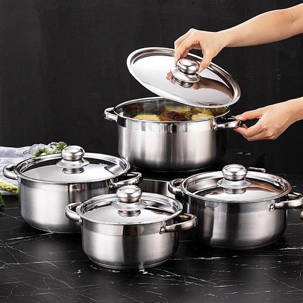 Hot Sale 8 Piece Royal Kitchen Cookware Soup Pot Set Stainless Steel Pot Cooking