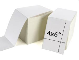 Quality Oil Proof Sticky Label Roll A6 4x6 Shipping Label Paper wholesale