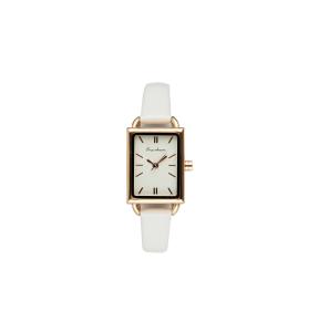 Quality Square Quartz Leather Watch Fashionable White Waterproof Quartz Watch wholesale