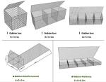 River Bank Protection Stranded Galvanized Rock Cage Woven Hexagonal Flood Stone