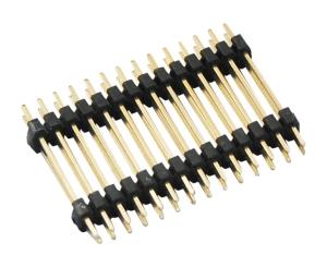 Quality Gold Plated 0.8U Pin Header Connectors PA6T Insulation Plastic wholesale