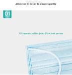 Adult 3plys Earloop Disposable Non-Medical Face Mask With Nose Bridge, Suitable