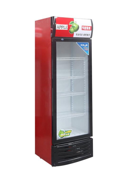Single Door Commercial Refrigerator Beverage Cooler 350L Multiscene Durable