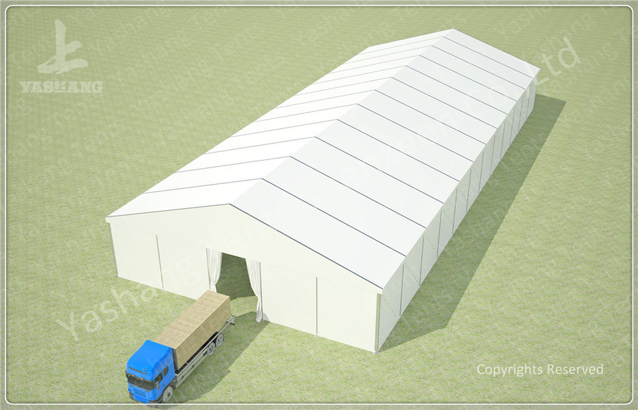 Logistics Aluminum Frame Industrial Storage Tents , Temporary Storage Tents