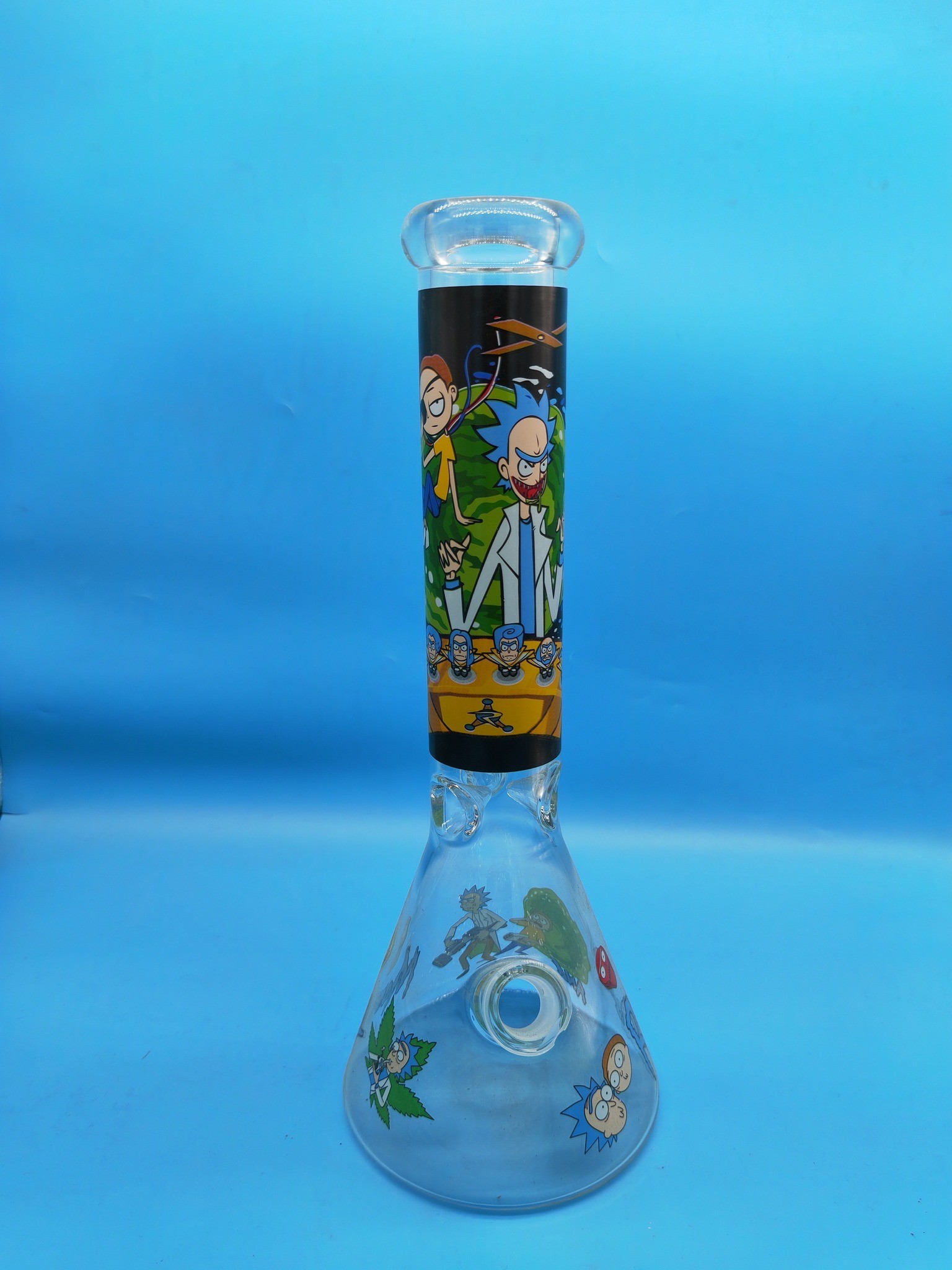 8 Inch Hookah Water Pipe Smoking Glass Bong Beaker Bubbler