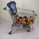 180L Customizable Steel Shopping Cart Supermarket Warehouse Shopping Trolley CE