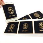 Hot Sale Velvet Sticker Labels Female Perfume OEM Original Perfume Metal Label