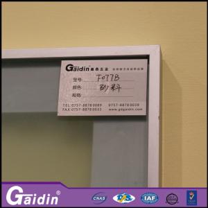 Quality anodized glass insert toilet Foshan kitchen cabinet aluminum door frame wholesale